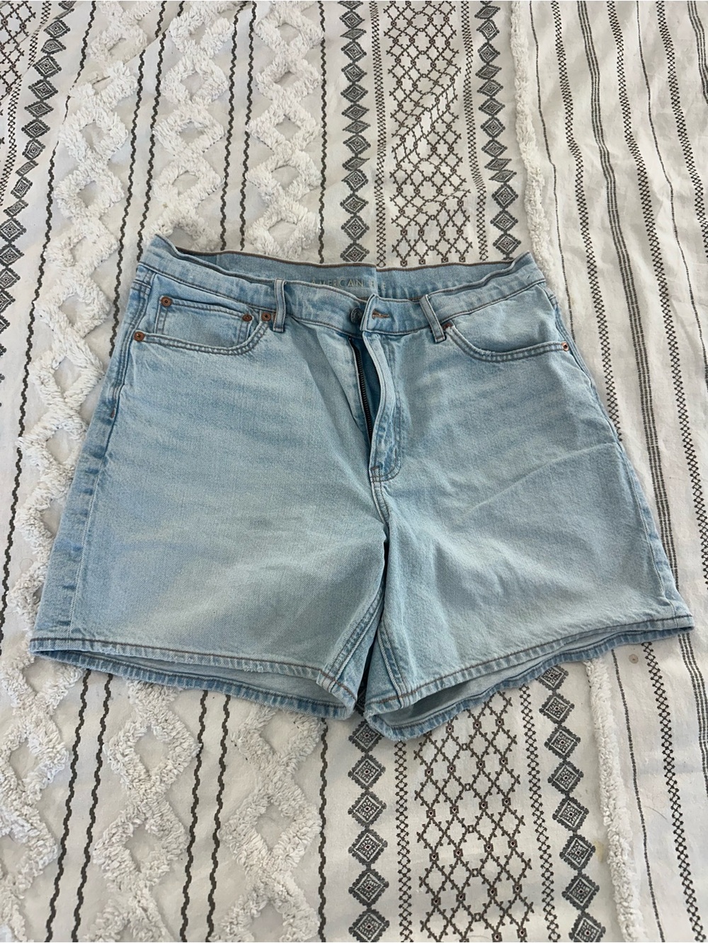 American Eagle Outfitters Light Wash Denim Shorts